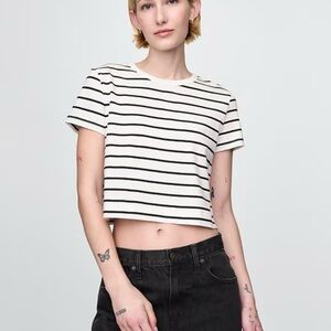 GAP Organic Cotton VintageSoft Crop T-Shirt